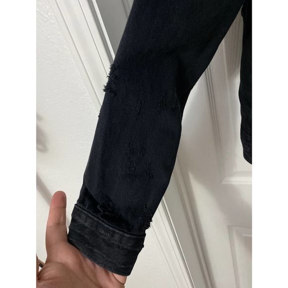 Womens distressed Levi’s jacket size small - Picture 3 of 7